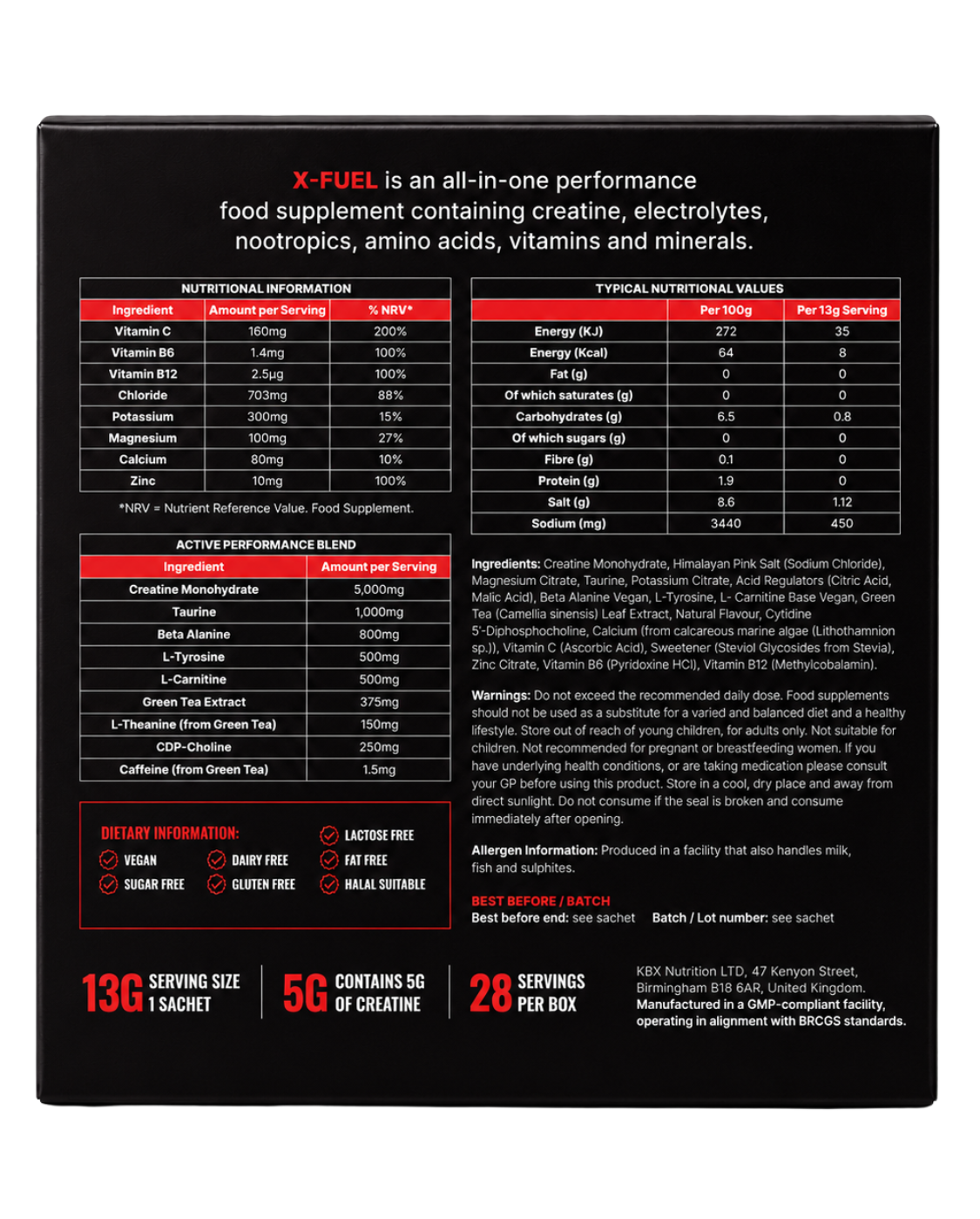 X-Fuel Performance Formula